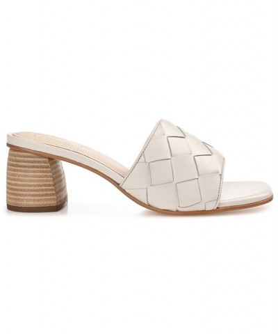 Women's Kellee Woven Sandals White $56.10 Shoes