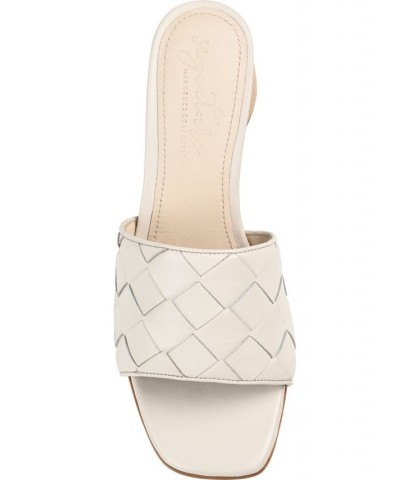 Women's Kellee Woven Sandals White $56.10 Shoes