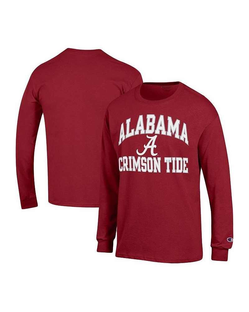 Men's Crimson Alabama Crimson Tide High Motor Long Sleeve T-shirt $20.58 T-Shirts