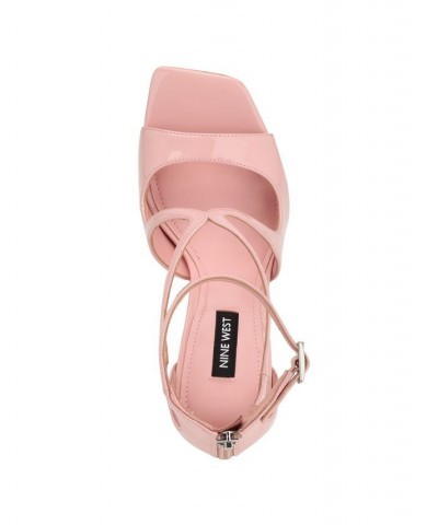 Women's Tulah Ankle Strap Sandals Pink $35.70 Shoes