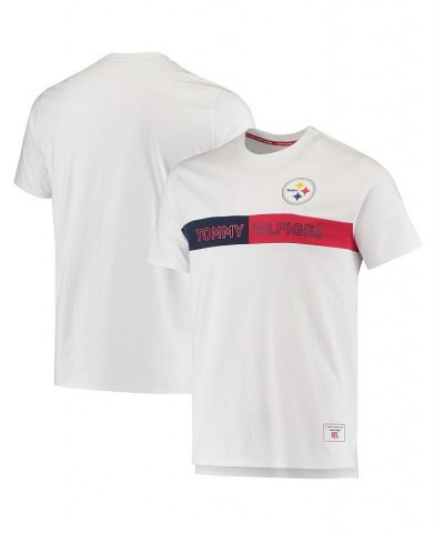 Men's White Pittsburgh Steelers Core T-shirt $27.72 T-Shirts