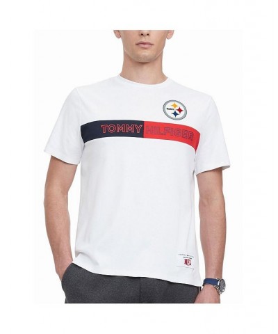 Men's White Pittsburgh Steelers Core T-shirt $27.72 T-Shirts