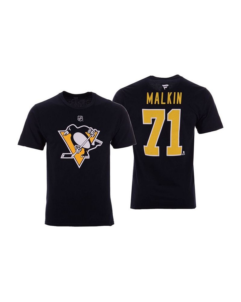 Men's Evgeni Malkin Pittsburgh Penguins Authentic Stack Name & Number T-Shirt $20.16 T-Shirts