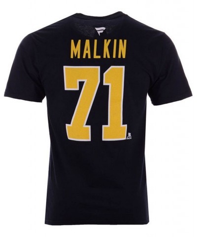 Men's Evgeni Malkin Pittsburgh Penguins Authentic Stack Name & Number T-Shirt $20.16 T-Shirts