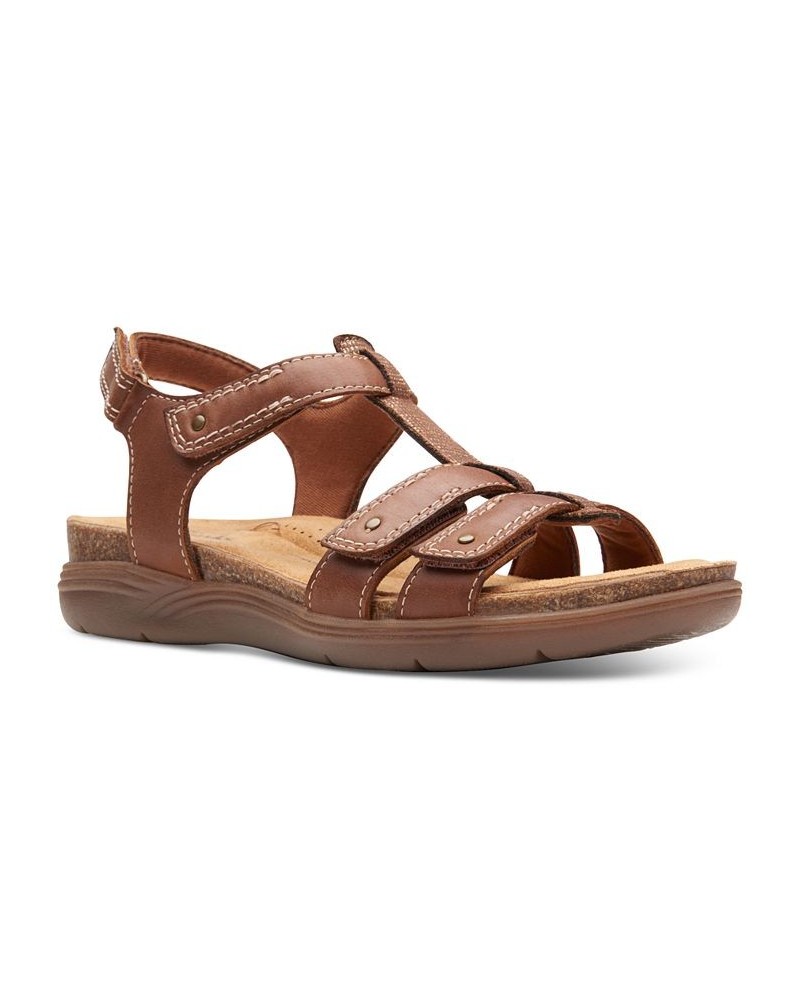 Women's April Cove Studded Strapped Comfort Sandals PD02 $40.56 Shoes