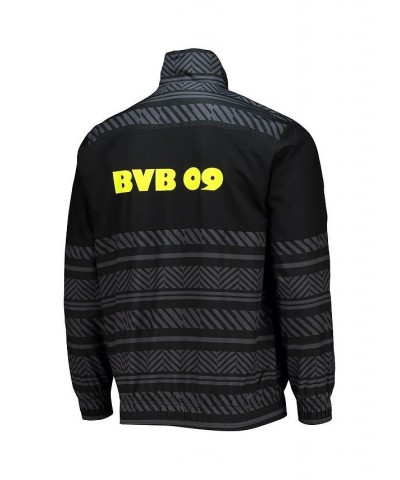 Men's Black Borussia Dortmund 2022/23 Pre-Match Full-Zip Jacket $41.00 Jackets