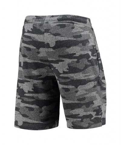 Men's Charcoal and Gray Georgia Bulldogs Camo Backup Terry Jam Lounge Shorts $18.40 Shorts