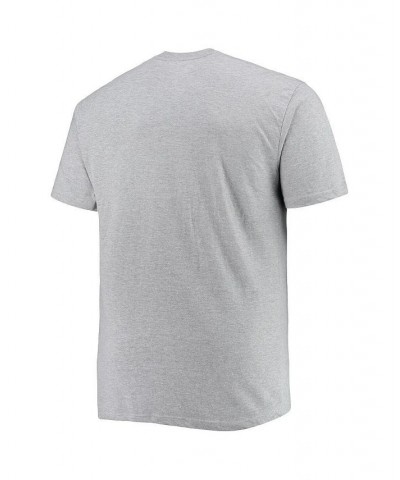 Men's Heathered Gray Brooklyn Nets Big and Tall Heart and Soul T-shirt $21.50 T-Shirts