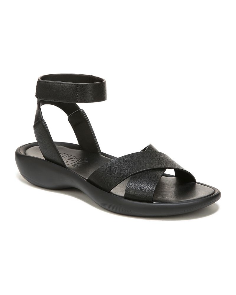 Genn-Climb Ankle Strap Sandals Black $54.45 Shoes