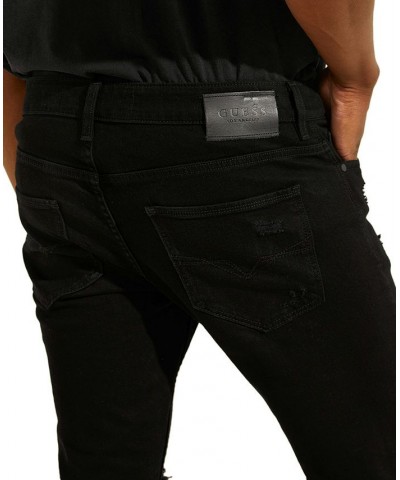 Men's Destroyed Skinny Jeans Black $41.04 Jeans