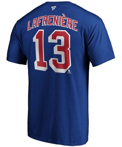 Men's Alexis Lafrenière Blue New York Rangers Authentic Stack Name and Number T-shirt $19.03 T-Shirts