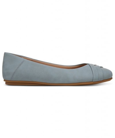 Women's Sennette Crisscross Ballet Flats Blue $29.89 Shoes