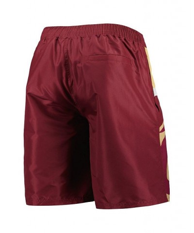 Men's Wine Cleveland Cavaliers Sea Wind Swim Trunks $35.74 Swimsuits