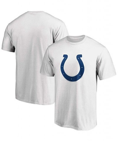 Men's White Indianapolis Colts Primary Logo Team T-shirt $12.71 T-Shirts