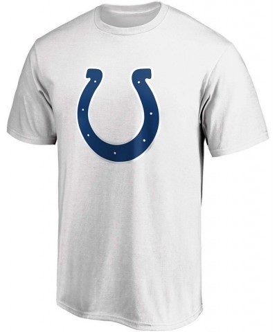 Men's White Indianapolis Colts Primary Logo Team T-shirt $12.71 T-Shirts