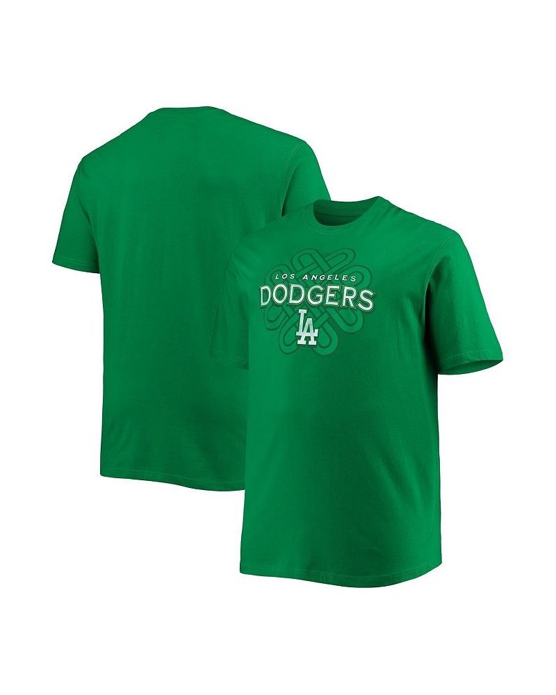 Men's Kelly Green Los Angeles Dodgers Big and Tall Celtic T-shirt $17.22 T-Shirts