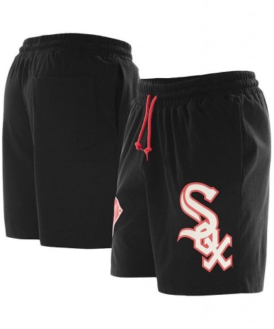 Men's Black Chicago White Sox Color Pack Knit Shorts $32.25 Shorts