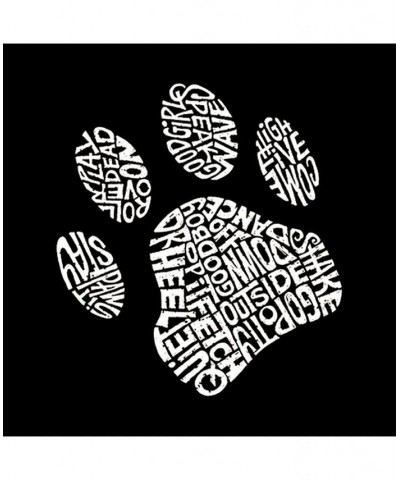 Men's Word Art T-Shirt - Dog Paw Gray $20.99 T-Shirts