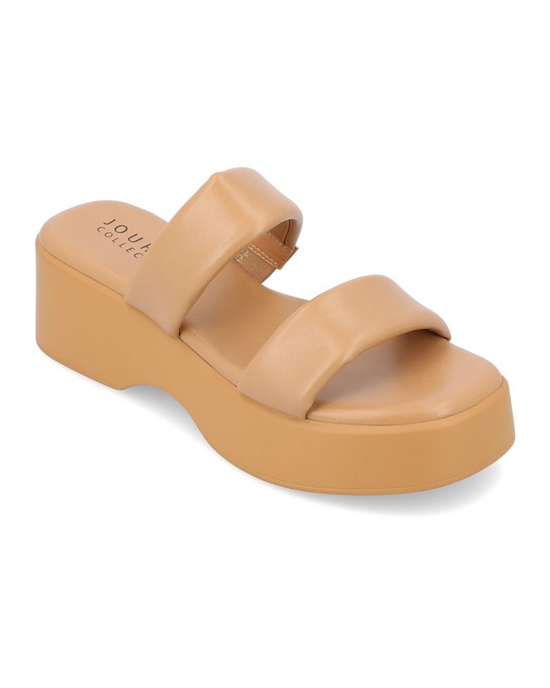 Women's Veradie Platform Sandals PD02 $44.10 Shoes