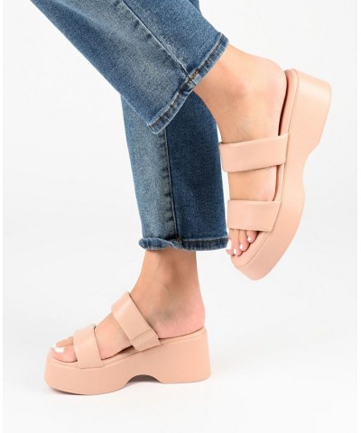 Women's Veradie Platform Sandals PD02 $44.10 Shoes