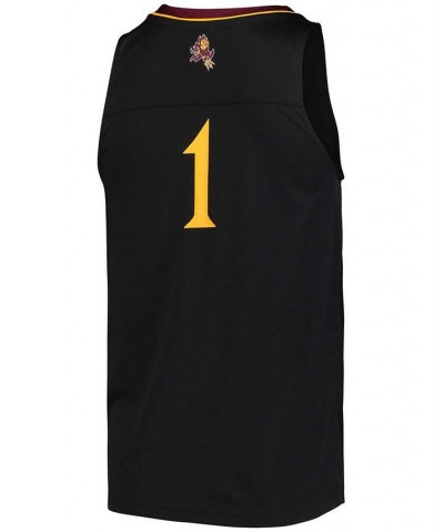 Men's 1 Black Arizona State Sun Devils Reverse Retro Jersey $31.57 Jersey