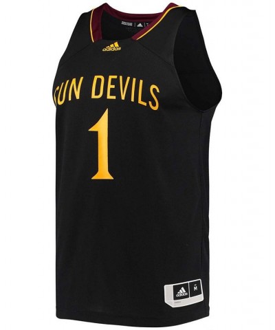 Men's 1 Black Arizona State Sun Devils Reverse Retro Jersey $31.57 Jersey