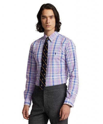 Men's Classic-Fit Stretch Poplin Shirt PD03 $40.50 Shirts