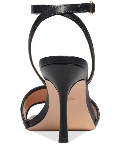 Women's Kyra Ankle-Strap "C" Dress Sandals Black $106.60 Shoes