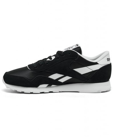 Men's Classic Nylon Casual Sneakers Black $35.70 Shoes