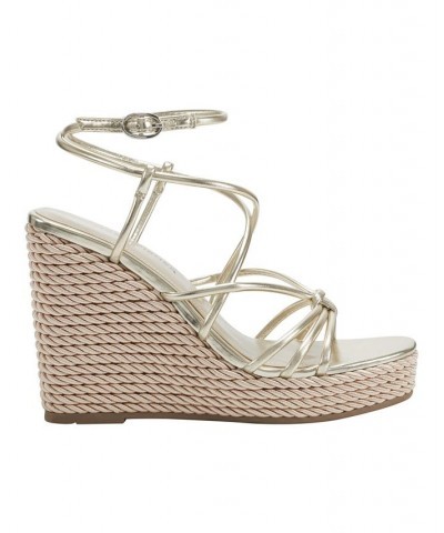 Women's Zarah Wedge Dress Sandals PD03 $47.52 Shoes