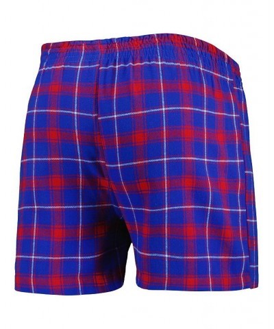 Men's Royal, Red Chicago Cubs Ledger Flannel Boxers $20.99 Underwear