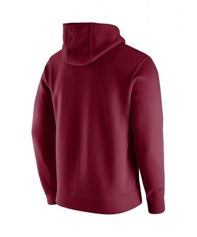 Men's Crimson Alabama Crimson Tide Retro Football Club Fleece Pullover Hoodie $45.89 Sweatshirt