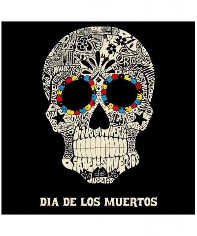 Men's Word Art - Dia De Los Muertos T-Shirt Black $18.54 T-Shirts