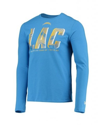 Men's Powder Blue Los Angeles Chargers Combine Authentic Static Abbreviation Long Sleeve T-shirt $17.94 T-Shirts