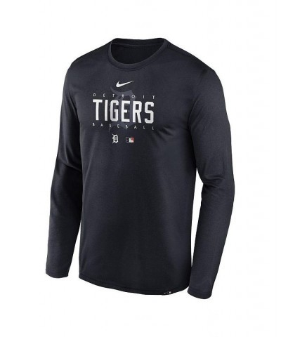 Men's Navy Detroit Tigers Authentic Collection Team Logo Legend Performance Long Sleeve T-shirt $22.55 T-Shirts