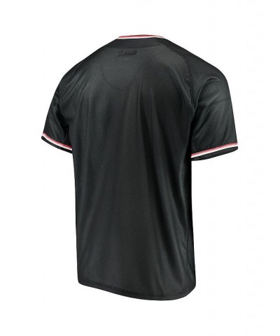 Men's Black Texas Tech Red Raiders Performance Replica Baseball Jersey $35.70 Jersey