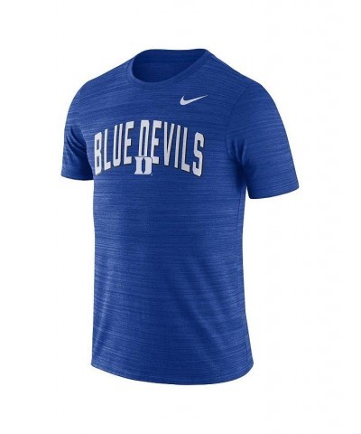 Men's Royal Duke Blue Devils Game Day Sideline Velocity Performance T-shirt $18.40 T-Shirts