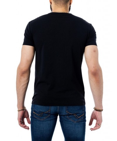 Men's Bull Rhinestone T-shirt Black $18.45 T-Shirts