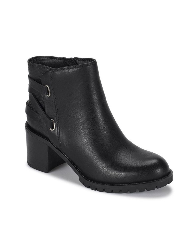 Women's Hensley Lug Sole Bootie Black $40.33 Shoes