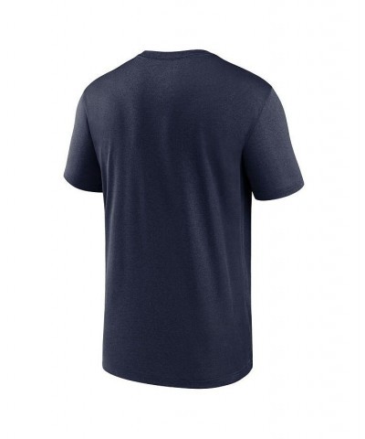 Men's Navy Tennessee Titans Horizontal Lockup Legend T-shirt $16.80 T-Shirts