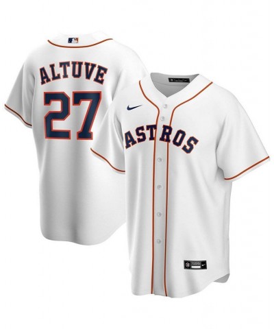 Men's Jose Altuve White Houston Astros Home Replica Player Name Jersey $58.00 Jersey