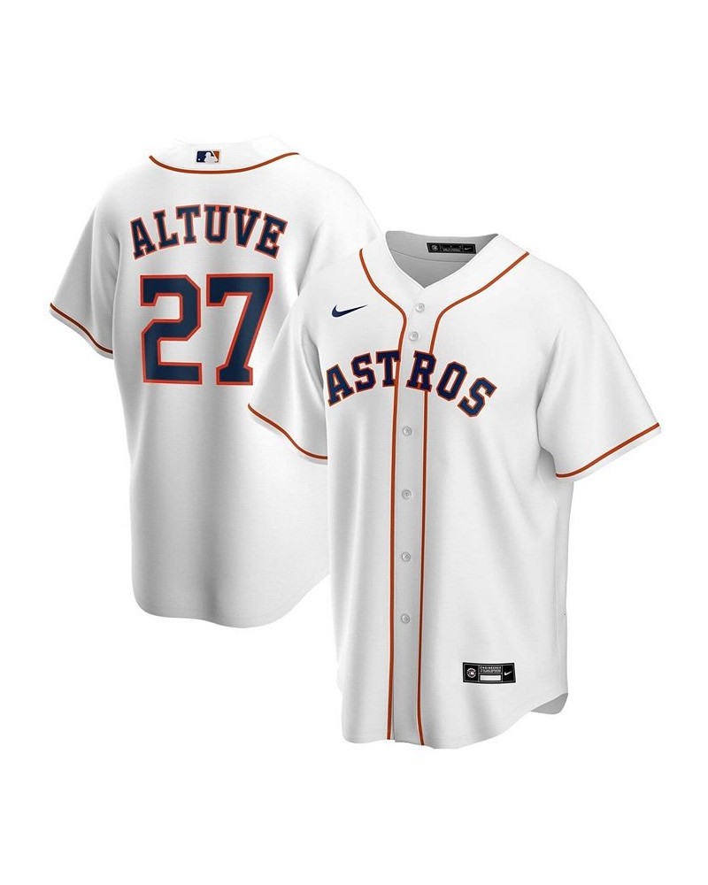 Men's Jose Altuve White Houston Astros Home Replica Player Name Jersey $58.00 Jersey