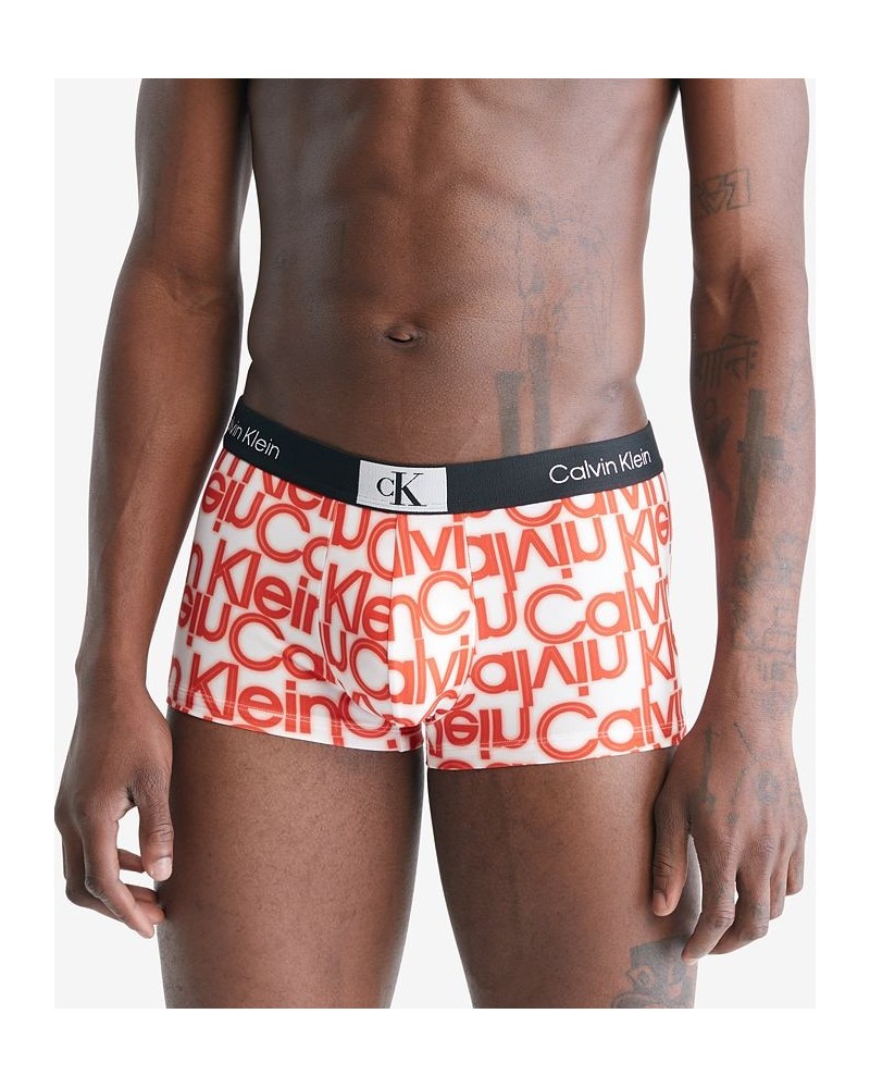 Men's 1996 Micro Low Rise Trunks Orange $12.93 Underwear