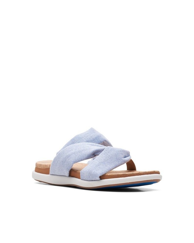 Women's Cloudsteppers Eliza Skip Sandal Blue $42.50 Shoes