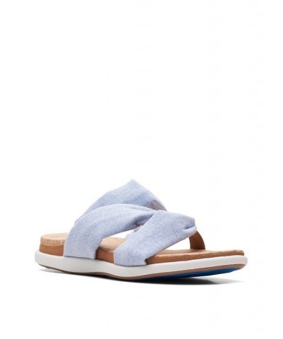 Women's Cloudsteppers Eliza Skip Sandal Blue $42.50 Shoes