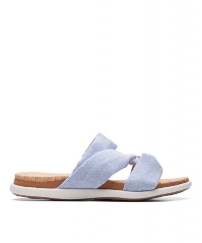 Women's Cloudsteppers Eliza Skip Sandal Blue $42.50 Shoes