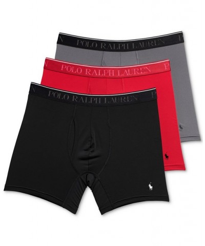 Men's 3-Pk. Classics Microfiber Boxer Briefs PD01 $30.80 Underwear