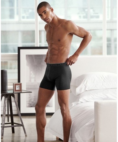 Men's 3-Pk. Classics Microfiber Boxer Briefs PD01 $30.80 Underwear