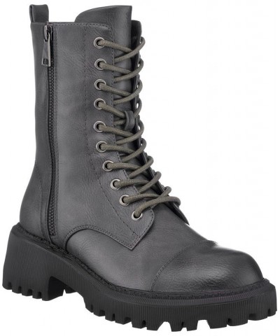 Women's Mckay Lace-Up Boots Black $41.40 Shoes