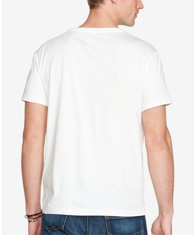 Men's Big & Tall Classic Fit V-Neck T-Shirt White $27.30 T-Shirts